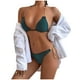 thumbnail image 1 of Moda mujer sexy cadena de metal impreso traje de baño vendaje bikini split traje de baño Fridja nalpqowj52055, 1 of 5