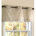 thumbnail image 2 of Plow & Hearth Thermalogicª Check Grommet-Top Valance, 40"W x 15"L Cranberry, 2 of 2