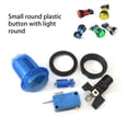 thumbnail image 4 of Sidaley Botones de juego de 10 piezas, tamaño compacto, ahorro de espacio, instalación práctica, interruptor brillante, pieza reemplazada Videojuegos y accesorios Azul, 4 of 6