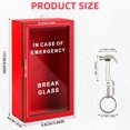 thumbnail image 3 of WenmthG Funny Gift Emergency Box - Create Self Defined Idea Jar w/Hammer, Break in Case of Emergency Box - Desk Decor - Personalized Gag Gift for Friends Coworkers, 3 of 7