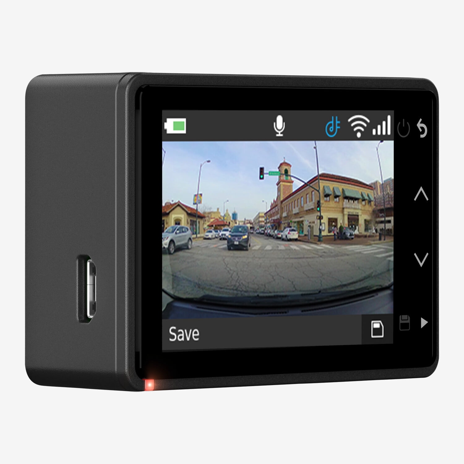 Enabled Incident Garmin Camera 57 GPS Detection Sensor-Black with Dash
