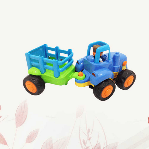 Kids Car Toy Tractors Car Model Engineering Van Model Kids Early Learning Toy Blue Blue