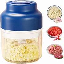 USB Rechargeable Mini Food Chopper | 250ml Electric Vegetable & Garlic Grinder | Portable Food Processor for Herbs, Nuts & Meat | Includes Charging Cable