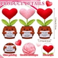 thumbnail image 2 of Muñecas con forma de corazón de ganchillo Wavwave, regalos de agradecimiento para profesores, 15 cm, 2 of 6