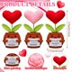 thumbnail image 2 of Muñecas con forma de corazón de ganchillo Wavwave, regalos de agradecimiento para profesores, 15 cm, 2 of 6
