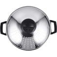 thumbnail image 1 of Stainless Steel Noodle Pot Strainer Insert Stock Pot Pasta Stock Pot with Lid for Cookware Stainless Steel 16CM, 1 of 7