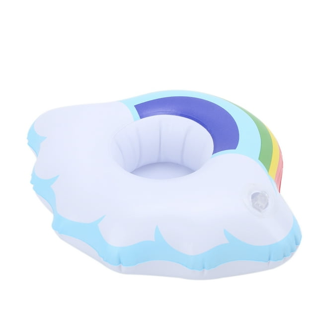 Soportista de Bebidas Infles, Nubes de Montañas Flotantes Infles y Rinbow para Bañeras de Hidromasaje para Fiesta en la Piscina