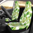 thumbnail image 2 of Sikiie Avocado And Tropical Palm Leaves Car Seat Protector 2 Pack Car Seat Cushion Mat, Car Seat Covers for SUV, Truck, Van, 2 of 7