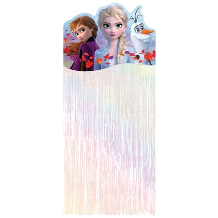 Frozen 2 Fringe Door Curtain, 5.5ft Tall