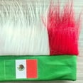 thumbnail image 4 of Wiywef Mexico Flag Hairy Headband Hat Crazy Mexico Football Cheer Headwear Mexico Football Fans Hat Accessories for Football Match, 4 of 7