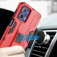 thumbnail image 5 of Reflex Series Case with Kickstand Shockproof Rugged PC TPU Frame Cover for Motorola Moto G Stylus 5G (2023) - Red, 5 of 8