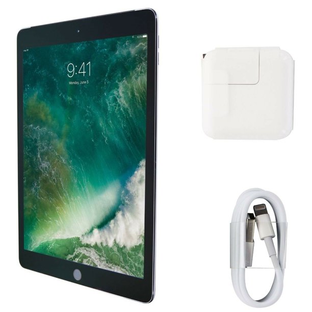 Apple Ipad 5 Mp2f2ll A 9 7 Inch Wifi Only Tablet 32gb Space Gray A12 Refurbished Walmart Com Walmart Com