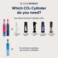 thumbnail image 3 of SodaStream 60L CO2 Cylinder, 2pack, 3 of 6
