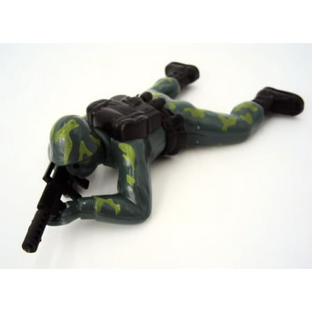 Crawling Arm Military Soldier Wind Up Toy Colors Will