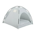 thumbnail image 4 of Winter Pet Tent Waterproof Cat House Weatherproof Warm Stray Cats Shelter Semi Enclosed Windproof with Sponge Lining Foldable Comfortable 35 x 35cm Gray, 4 of 9