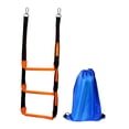 thumbnail image 2 of S SERENABLE Marine Rope Ladder Practical Swim Ladder for Inflatable Boat Dinghy Sailboat 3 Steps 30x114cm, 2 of 9
