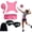 Pink, variant on Volleyball Rebound Belt Trainer - Solo Practice Tool, Volleyball Training Equipment Aid to Master Serving Spike, Serve, Set & Pass Like a Pro
