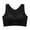 Black, variant on Breezora Women's Front Closure Wireless Corrector Support Bra with Back Design for your Daily Comfort and Posture Correction