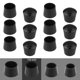 thumbnail image 1 of 50 Uds. Tapas Redondas Para Patas De Silla De 7/8 Pulgadas Cbtone, Cubiertas Antideslizantes De Goma Negra Para Pies De Mesa, Protectores Para Patas De Silla, 1 of 5