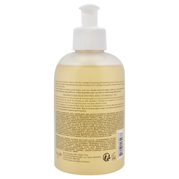 Gel de baño Sugar Lychee de Fresh para mujer, 10 oz
