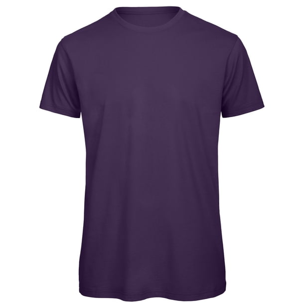 B&C - Camiseta cuello redondo Algodón orgánico Modelo Favourite hombre caballero (Púrpura Urbano)
