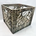 thumbnail image 5 of MIRAMAR Milk Crate, Stackable Plastic Storage Bin with Handles, 16 Qt, Camo, 2 Pack, 5 of 7