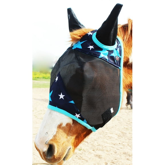 Equine Horse FlyMask Summer Spring Airflow Mesh Scrim 73235