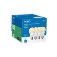 thumbnail image 7 of TP-Link Tapo Smart Light Bulbs, 800 Lumens (60W Equivalent), 2700K Soft Warm White LED Bulb, Dimmable, Compatible with Alexa and Google Home, No Hub Required, A19 E26, Tapo L510E(4-Pack), 7 of 7