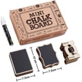 thumbnail image 2 of Mini Chalkboard Signs, 20 Pack Framed Small Chalkboard Labels with Easel Stand, Wooden Blackboard, 2 of 4