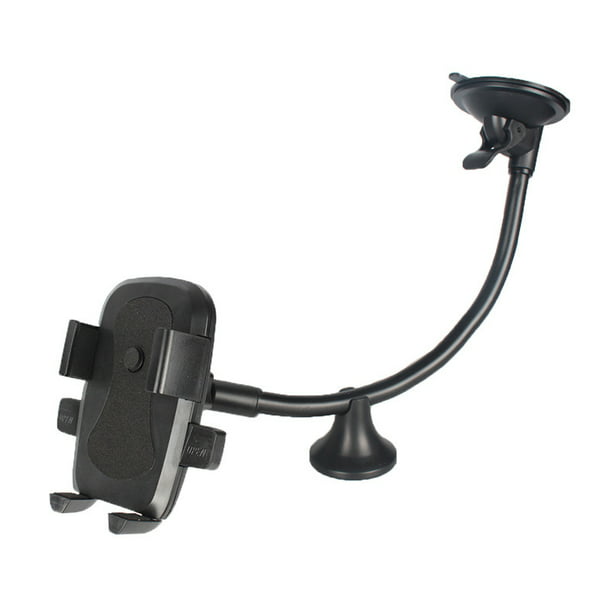 Cell Phone Holder for Car Phone Mount Long Arm Dashboard Windshield Phone  Holder Strong Suction Anti-Shake Stabilizer 