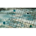 thumbnail image 2 of Marcon, Michael 18x12 Black Ornate Wood Framed with Double Matting Museum Art Print Titled - Return to the Blue Abstract II, 2 of 4