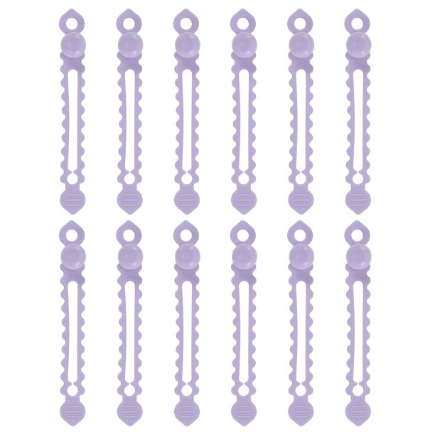 Uxcell 12Pack de Correas de Cable de Silicona de 4.7 Pulgadas, Organizadores Reutilizables de Cable, Morado