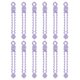 thumbnail image 1 of Uxcell 12Pack de Correas de Cable de Silicona de 4.7 Pulgadas, Organizadores Reutilizables de Cable, Morado, 1 of 7