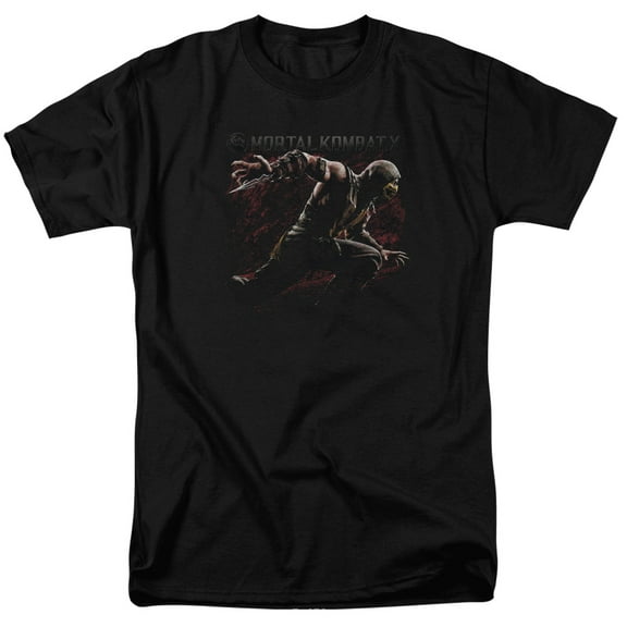 Mortal Kombat X T-Shirt Scorpion Lunge Unisex Graphic Tee For Men & Women