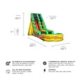 thumbnail image 2 of JumpOrange Fiesta 19' Commercial Inflatable Water Slide with Blower, 2 of 7