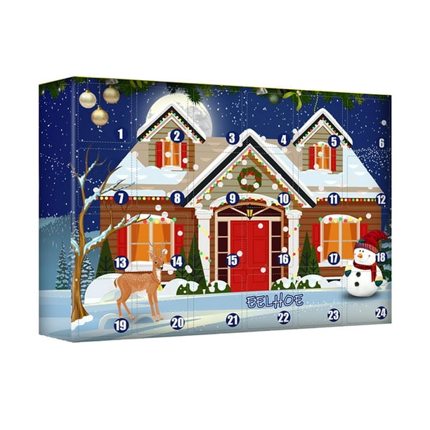 Instant Download 24 Days Of Cookies Advent Calendar Christmas UK 24
