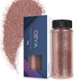thumbnail image 1 of Ceya 3.8oz/ 110g Polvo de brillo ultra fino Brillo de oro rosa 1/128, 1 of 5