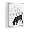 thumbnail image 2 of Stupell Industries Shabby Chic Who Rescued Whom? Dog Typography White Framed Giclee Art, 16 x 20, by Lil' Rue, 2 of 7