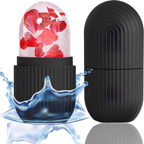 ACDANC Ice Cube Roller Massager for Face, Eyes and Neck Naturally Conditioning and Skin Care,De-Puff Eye Bags,Reduce Migraine Pain,Reusable Massage Silicone Ice Mold