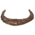 thumbnail image 2 of KAKOWELY Light Brown Hand Woven Rattan Rings for Decoration DIY Wreath Frame 12.5 Inches,7.87"X5.51"X1.77", 2 of 5