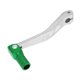thumbnail image 1 of Palanca de cambio de motocicleta plegable para Yamaha TTR 50cc, aleación de aluminio, brazo de palanca de cambio tono plateado con cabeza verde, 1 of 1