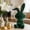 Green, variant on Getwin Desktop Dress Up,A Plush Sitting Rabbit Figurine,Flocked Sitting Ornament Creative Soft Decoration for Living Room Entryway Tv Stand for Home Decor