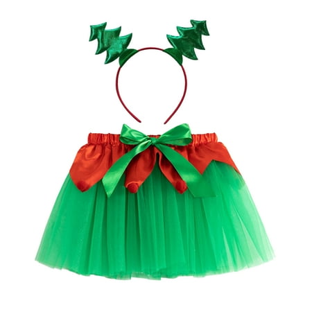 

Quealent Girls Skirt Female Big Kid Ballerina Skirt Women Toddler Skirt Girls Christmas Mesh Half Skirt TUTU Show Party Play Dress (Mint Green 6-7 Years)