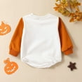 thumbnail image 5 of JLMSPLWG Halloween Baby Outfit Halloween Overalls Toddler Girl Pumpkin Outfit Newborn Onesies Boys Baptism Outfit Girls Holiday Outfits Tween Girl, Brown 0-3 Months, 5 of 7