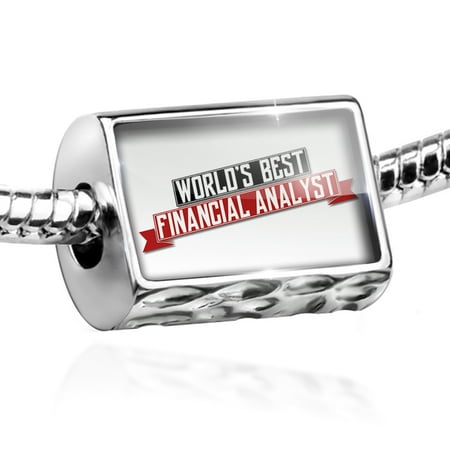 Bead Worlds Best Financial Analyst Charm Fits All European (Best Certifications For Financial Analysts)