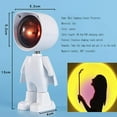thumbnail image 7 of AMERTEER Robot Sunset Projection Lamp - 360 Degree Visual Mood Rotation Sunset Led Night Light Usb Led Projection Light Romantic Visual Mood Lighting Lamp For Bedroom Wedding Garden Party Home, 7 of 7