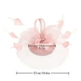 thumbnail image 2 of LEKODE Fascinator Headband Fancy Hats for Women Tea Hats Tea Party Hat Fashion Hats for Women Fascinators Hats for Women Party Hats Pink One Size, 2 of 7