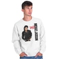 thumbnail image 5 of Michael Jackson Bad Album Cover Unisex Plus Fleece Graphic Sweatshirt Brisco Brands 5X, 5 of 6