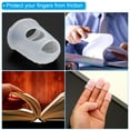 thumbnail image 5 of Uxcell Rubber Finger Tips Silicone Thumb Fingertip Protector Thimble for Guitar Playing Clear 5 Size Assorted 20 Pack, 5 of 6
