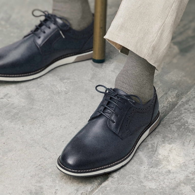 Bruno Marc Men's Plain Toe Oxford Shoes Business Formal Derby Dress Sneakers  Crossflex GentEdge - Walmart.com